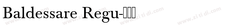 Baldessare Regu字体转换